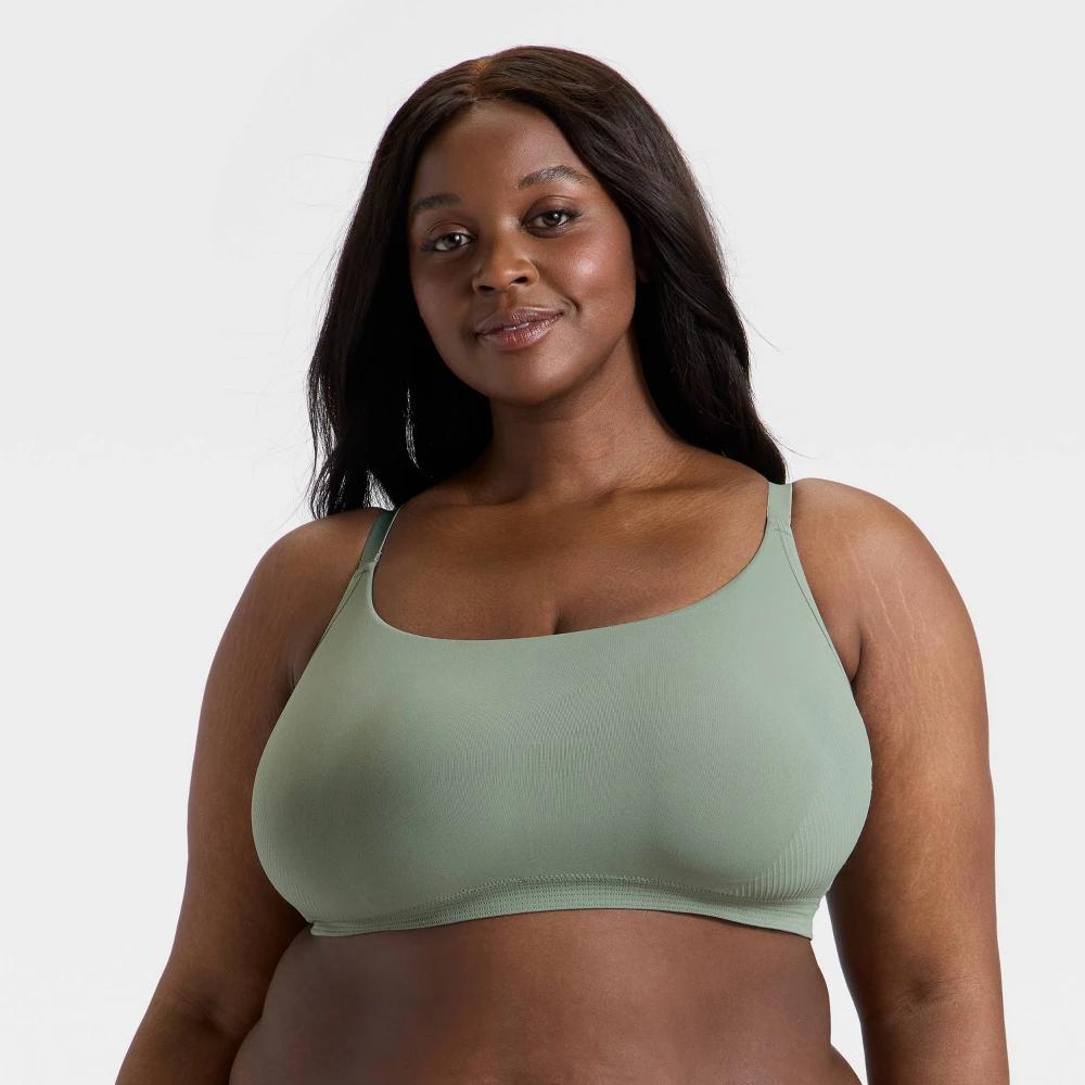 Women's Seamless Removeable Pad Bralette - Auden™ Mauve XXL Product Image