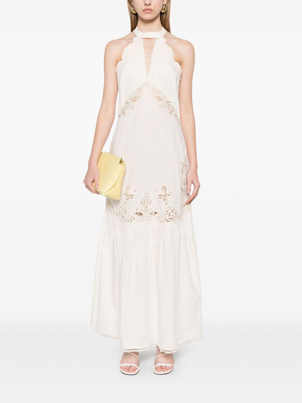 lace-detailed maxi dress Product Image