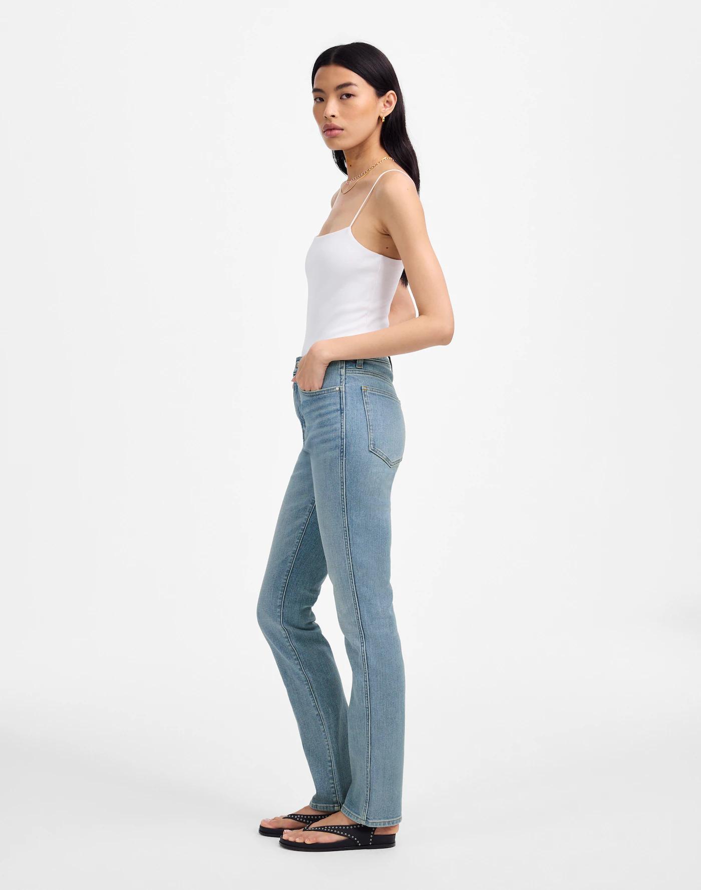 High-Rise Stovepipe Jeans Product Image