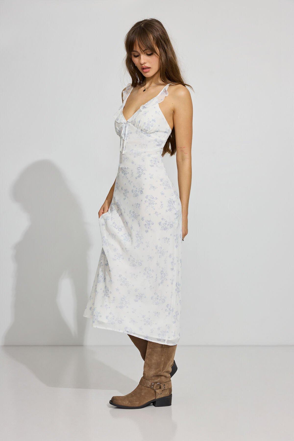 Ruffle Maxi Dress Product Image
