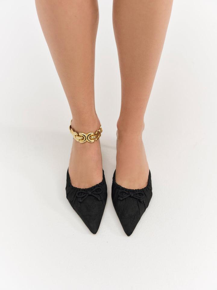 Colette Mule Heel — Black Product Image