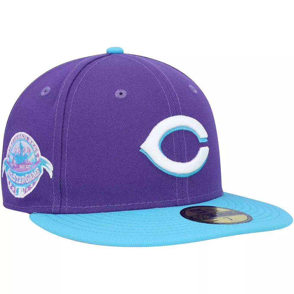 Men's New Era Purple Cincinnati Reds Vice 59FIFTY Fitted Hat,  Product Image