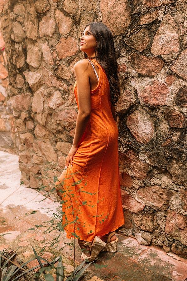 Malibu Pier Maxi In Orange Product Image