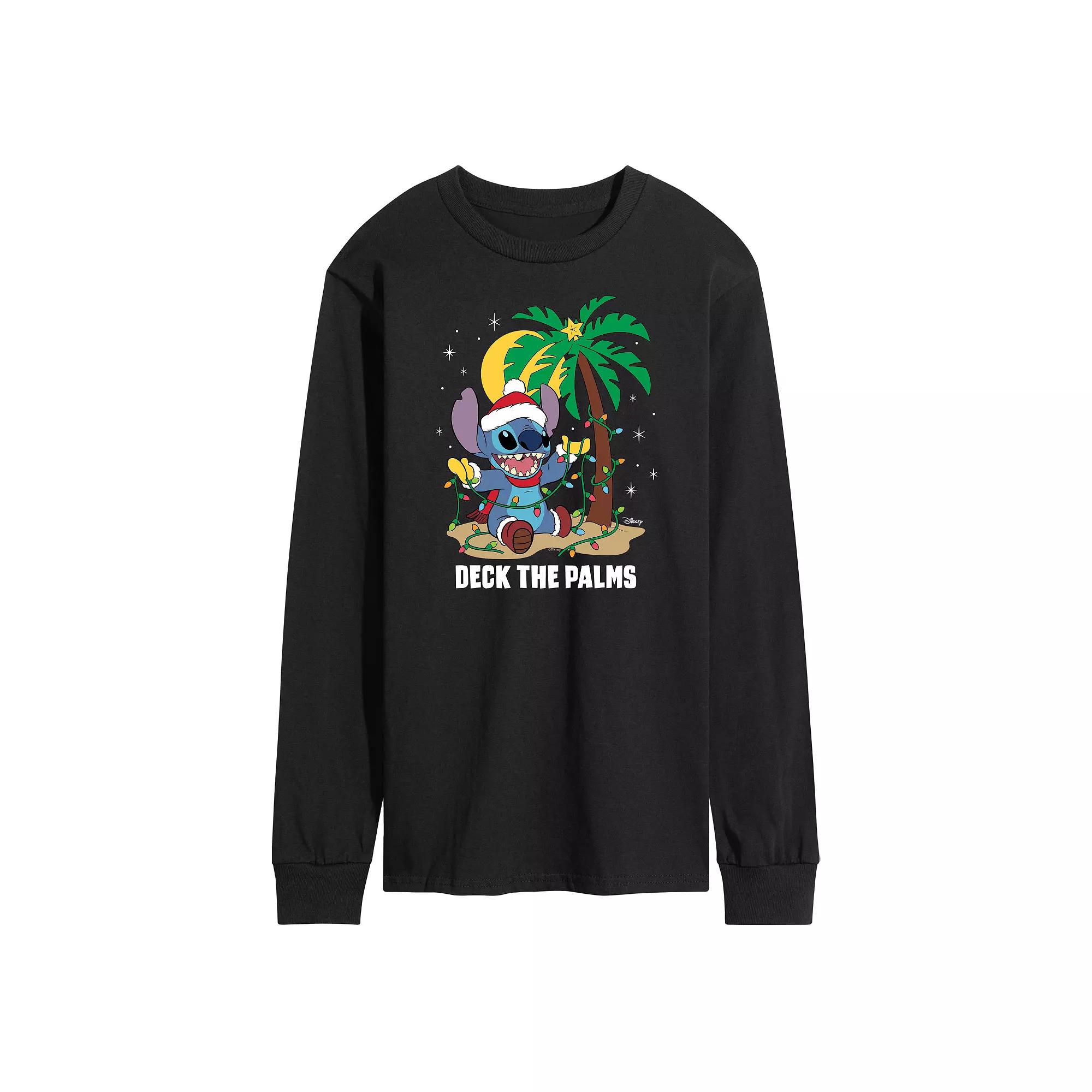 Disney's Lilo & Stitch Deck The Palms Tee, Men's,  Product Image