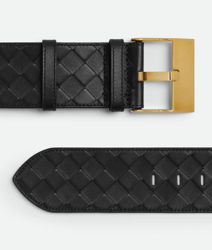 Women's Watch Large Belt in Black Product Image