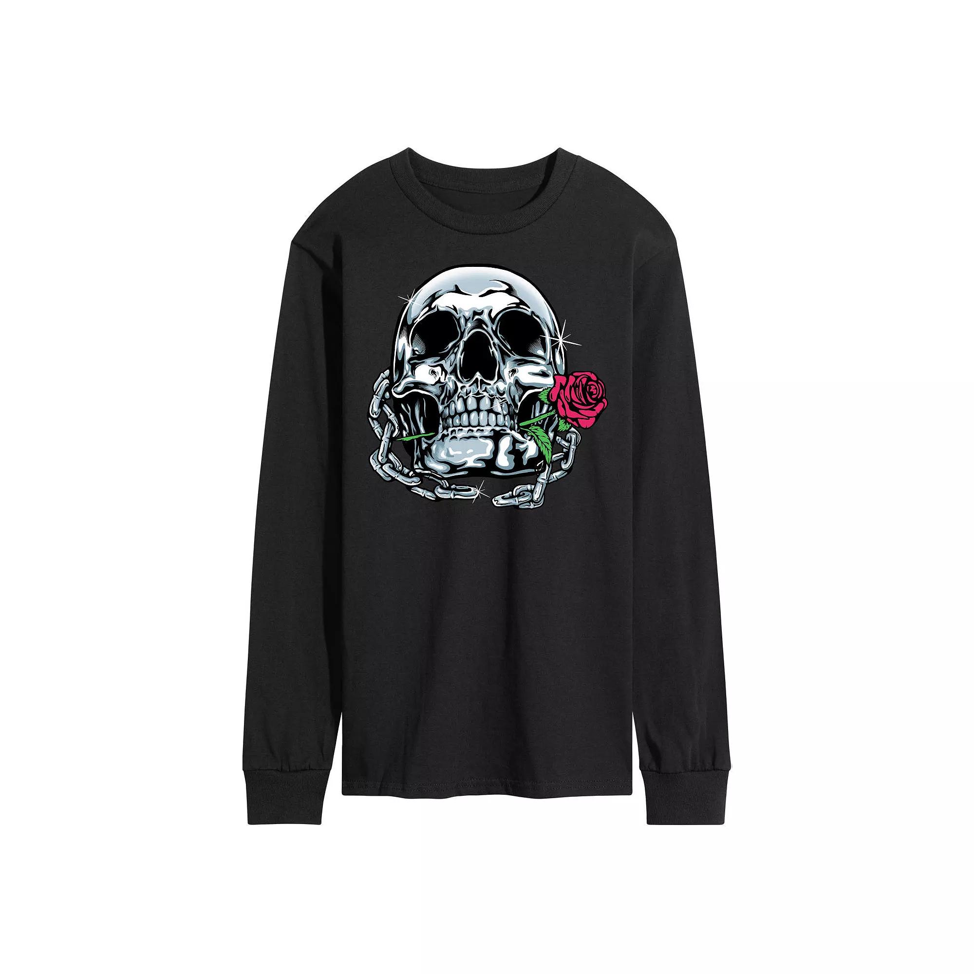 Men's Shiny Skull Tee,  Product Image