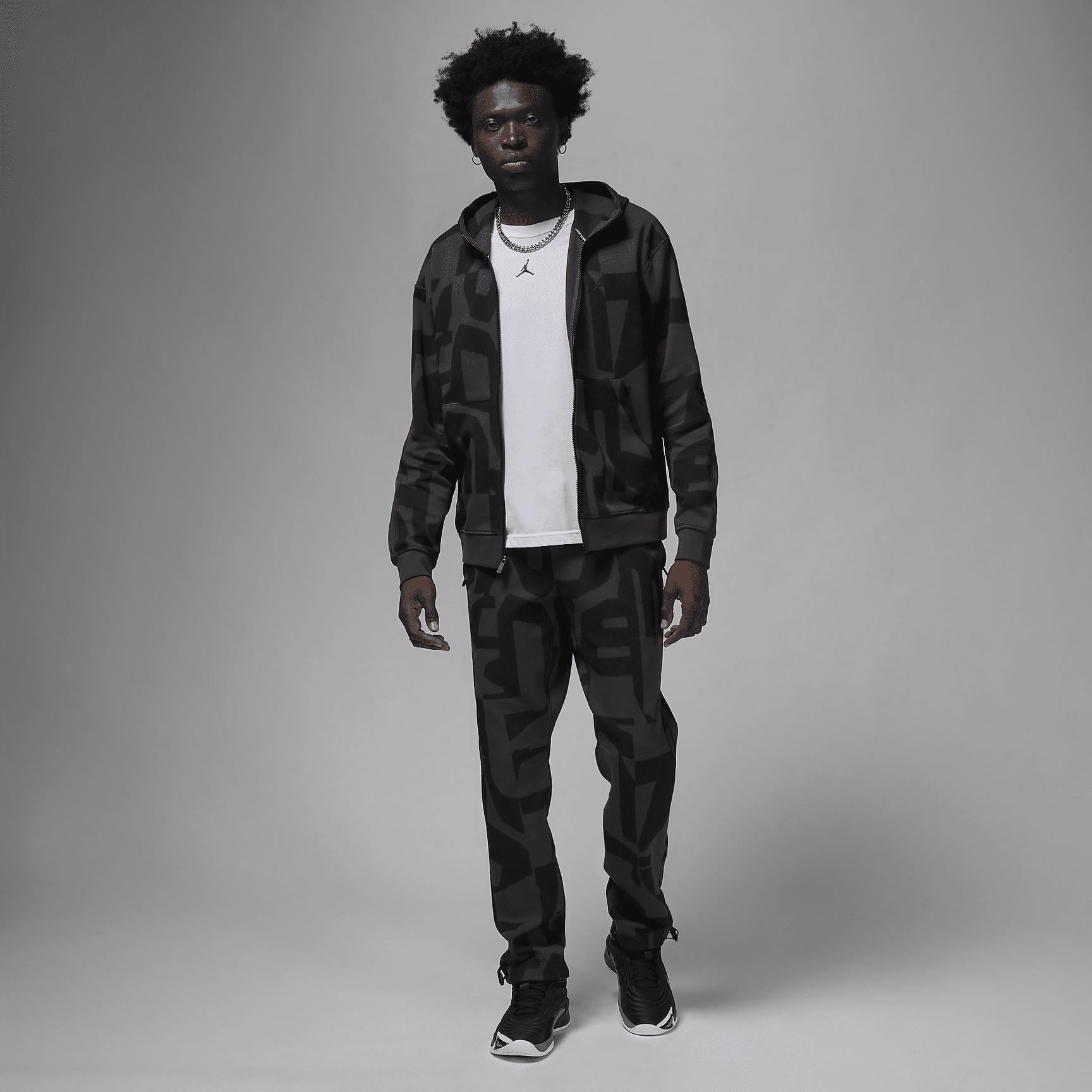 Jordan Sport Hoop Fleece Men's Dri-FIT Full-Zip Hoodie Product Image