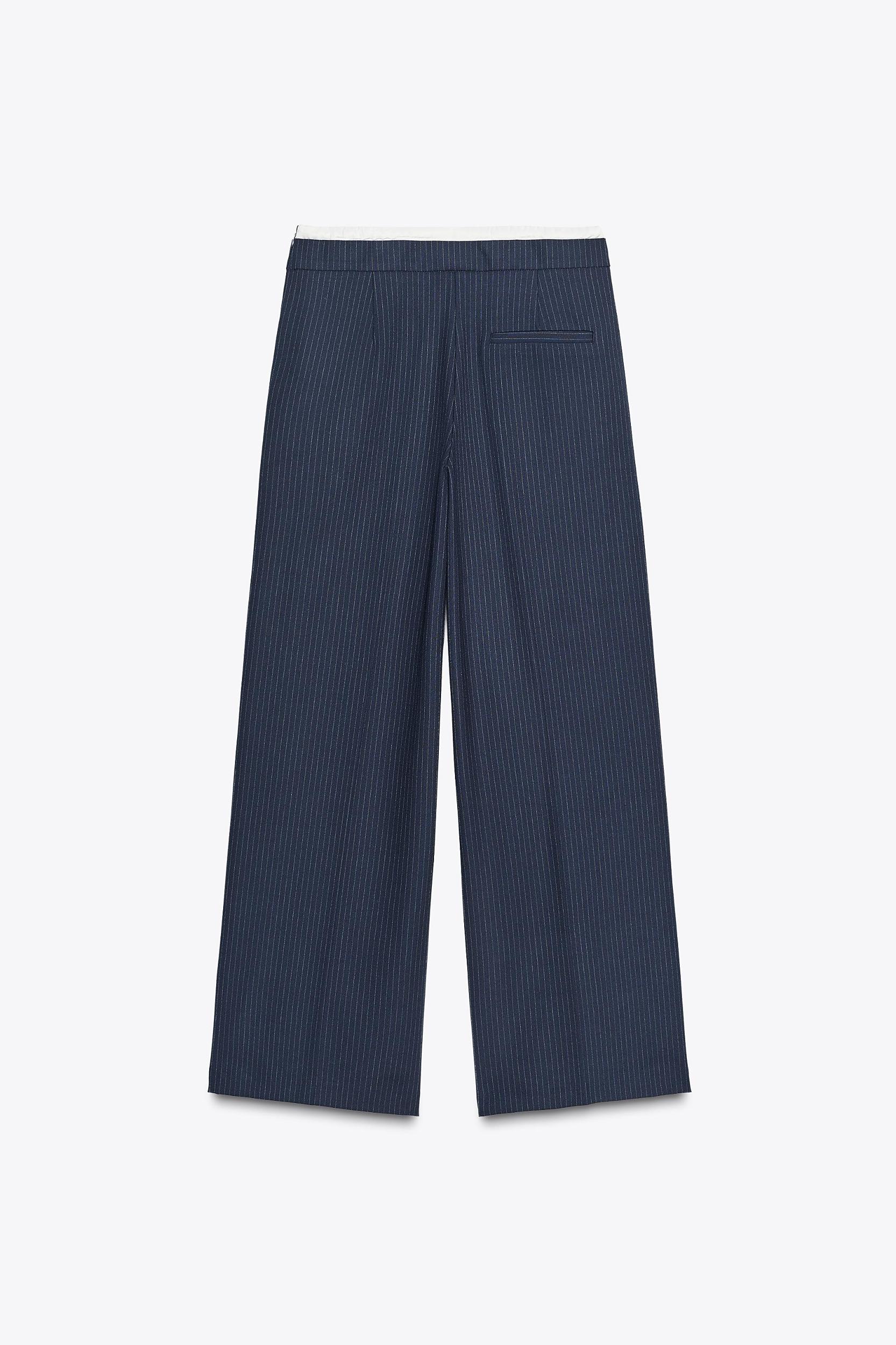 DOUBLE WAIST WIDE LEG PANTS Product Image