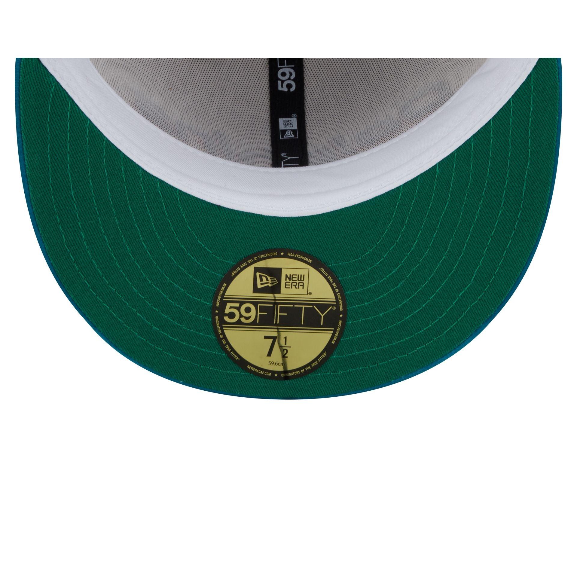 Miami Dolphins Spring Satin 59FIFTY Fitted Hat Male Product Image