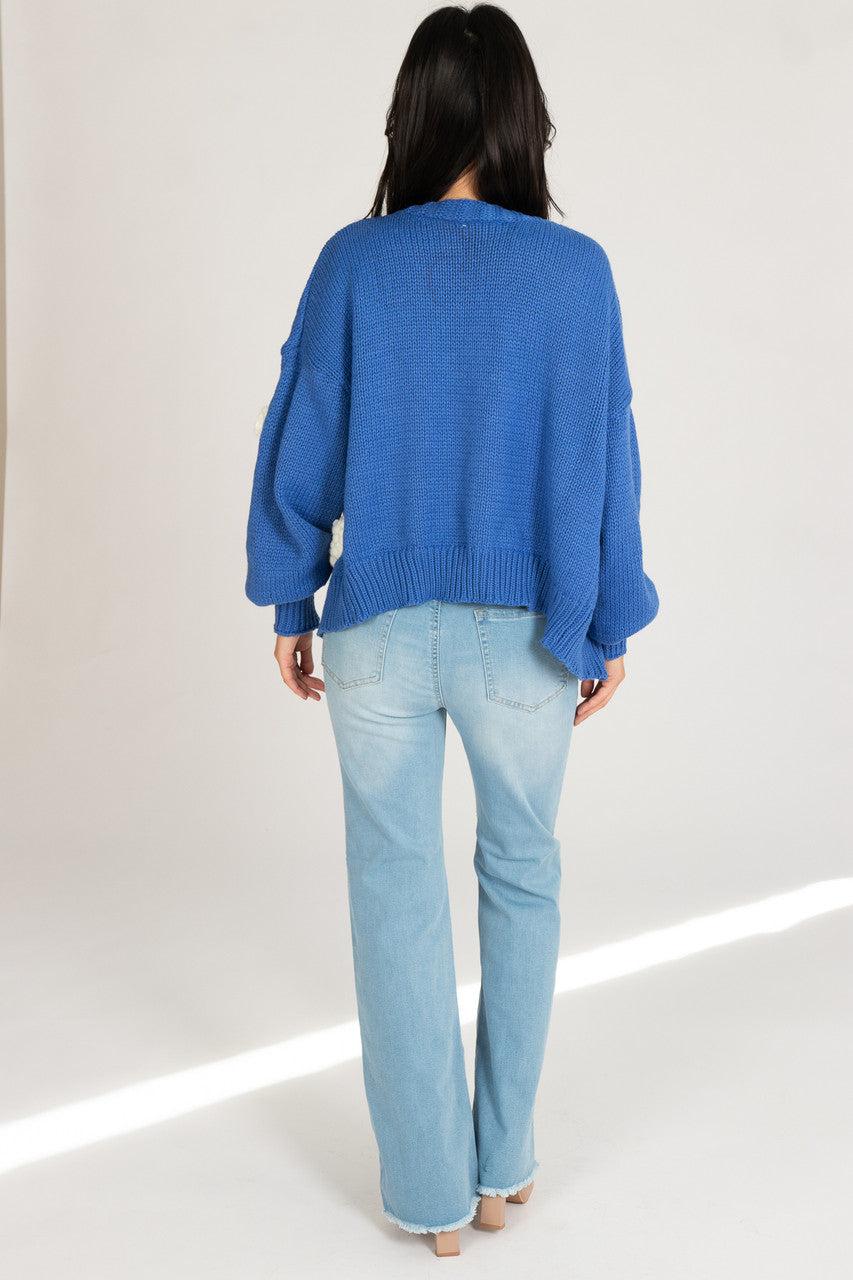 3D Applique Cardigan Product Image