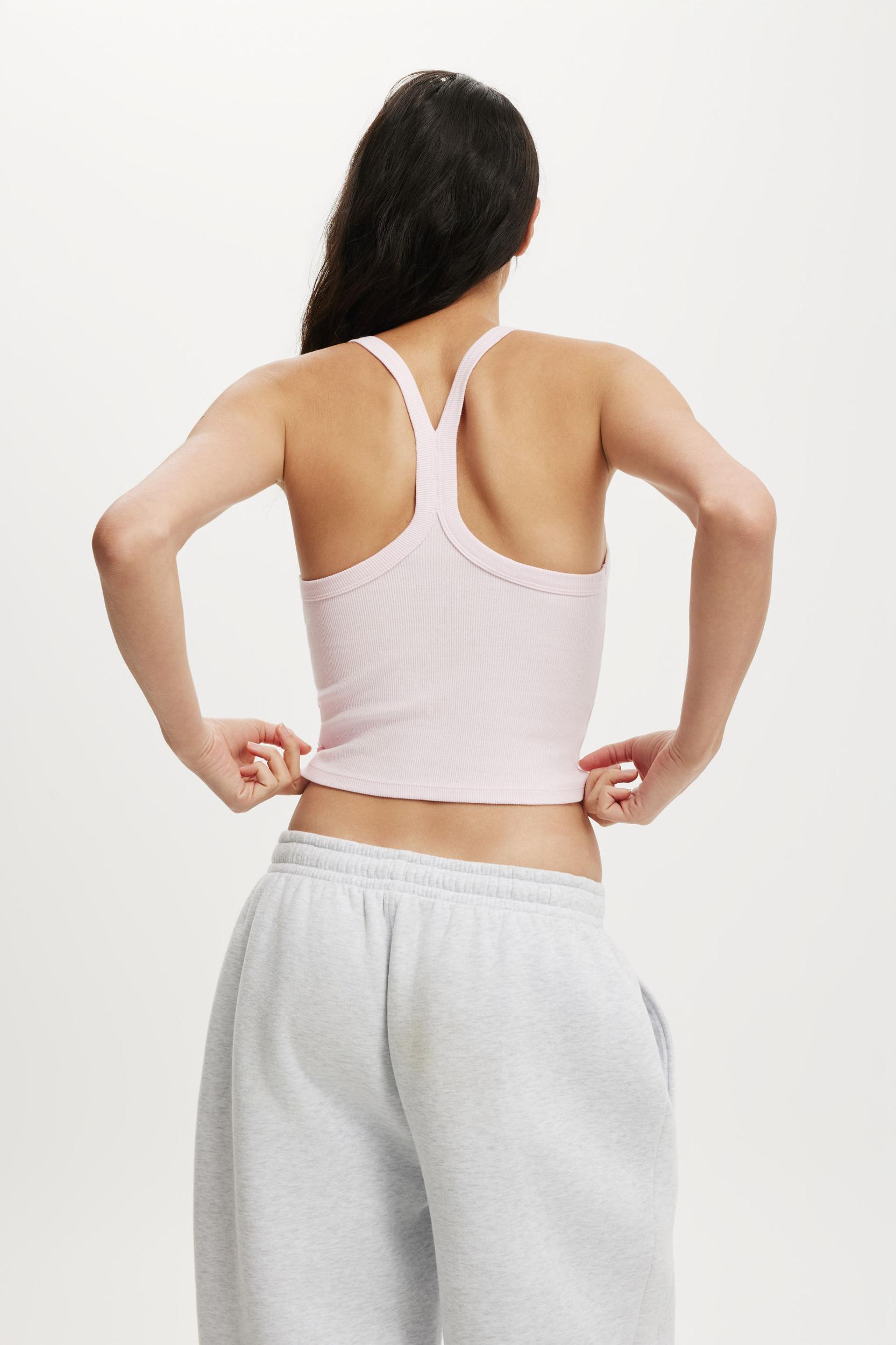 Active Rib T-Bar Cropped Tank Product Image