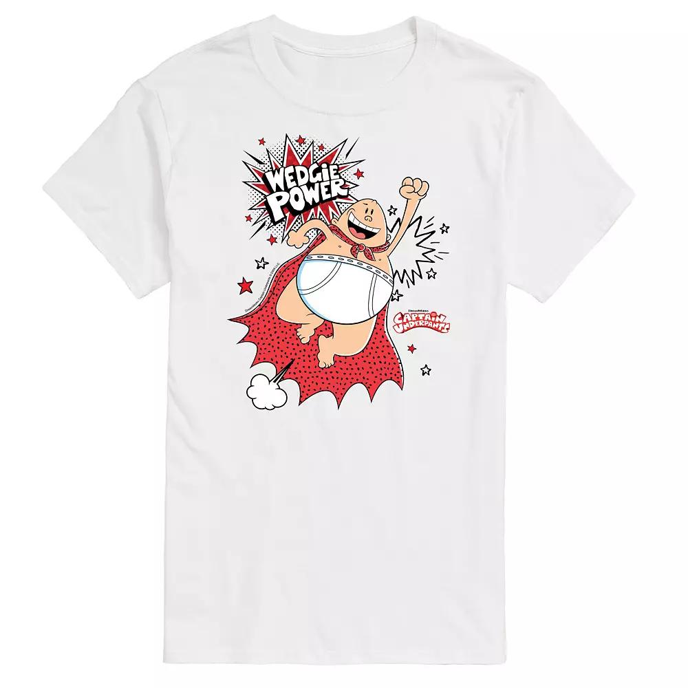 Men's Captain Underpants Wedgie Power Graphic Tee,  Product Image