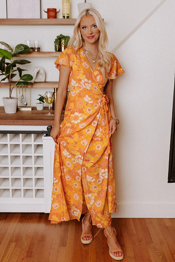 Walk Through The Garden Wrap Maxi Product Image