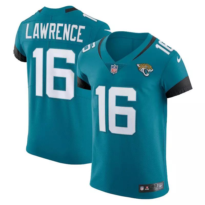 Men's Nike Trevor Lawrence Teal Jacksonville Jaguars Vapor Elite Jersey,  Product Image