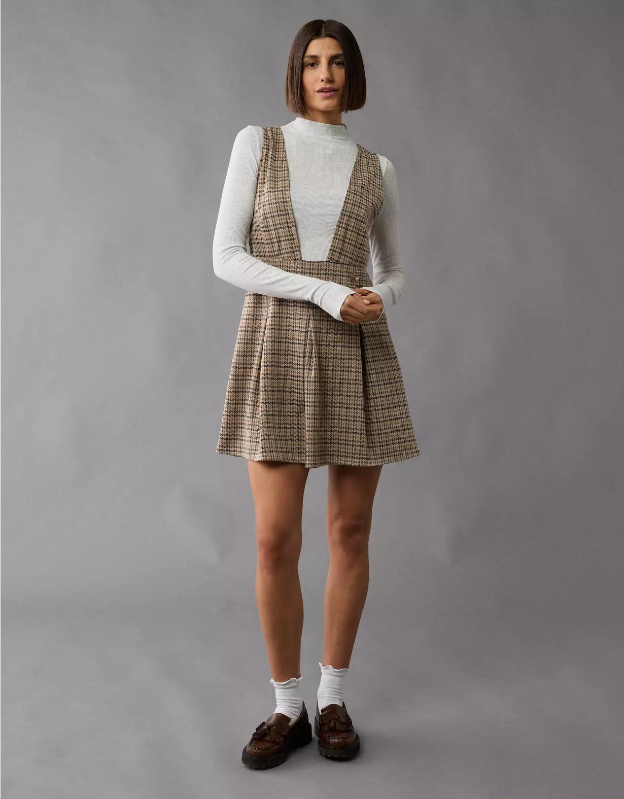 AE It Knit Pinafore Mini Dress Product Image