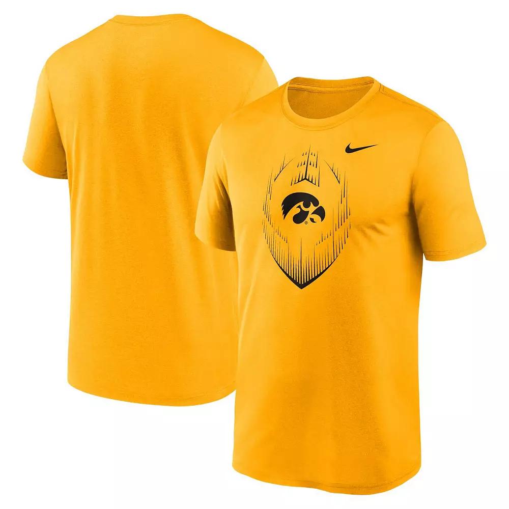 Men's Nike Gold Iowa Hawkeyes Primetime Legend Icon Performance T-Shirt,  Product Image