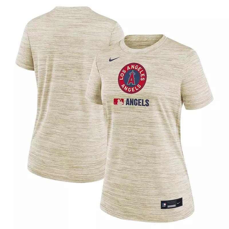 Los Angeles Angels Authentic Collection City Connect Velocity Nike Women's Dri-FIT MLB T-Shirt Product Image