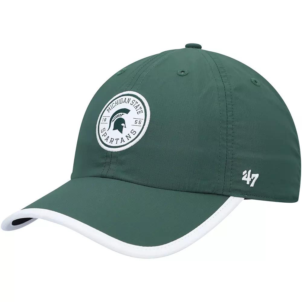 Men's '47 Green Michigan State Spartans Microburst Clean Up Adjustable Hat Product Image