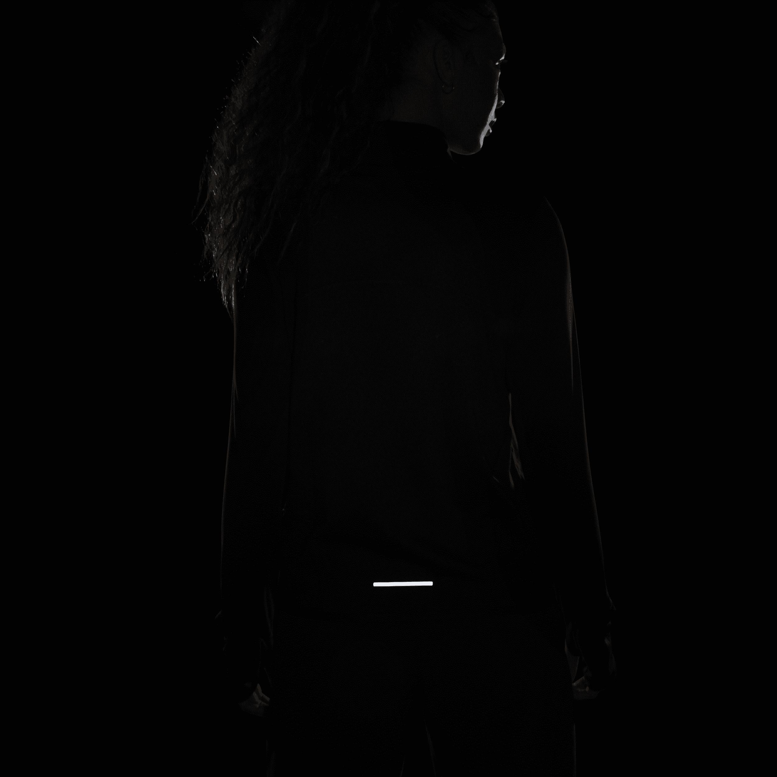 Nike Womens Swift Element UV Protection 1/4-Zip Running Top | FB4316-010 Product Image