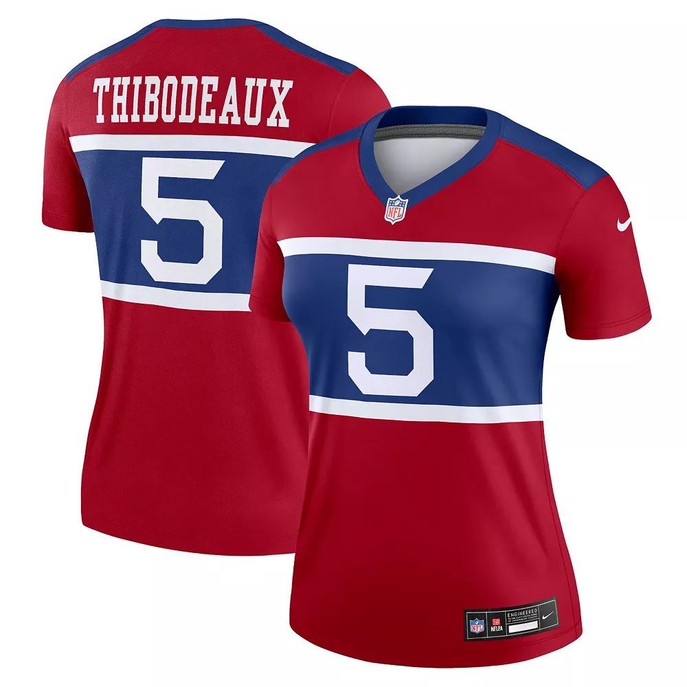 Women's Nike Kayvon Thibodeaux Red New York Giants Alternate Legend Player Performance Top,  Product Image