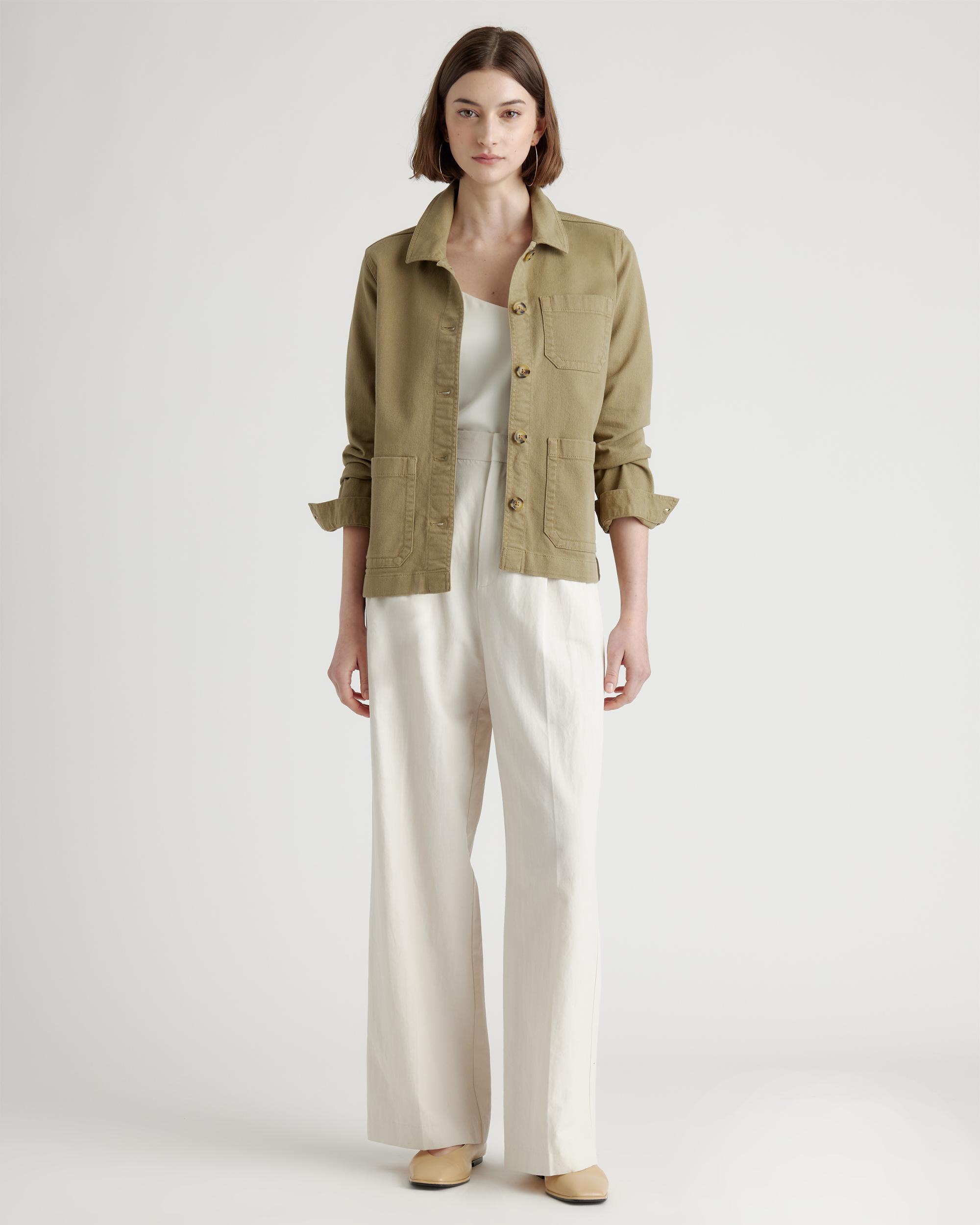 Quince | Women's Organic Comfort Stretch Chore Jacket Organic Cotton Product Image