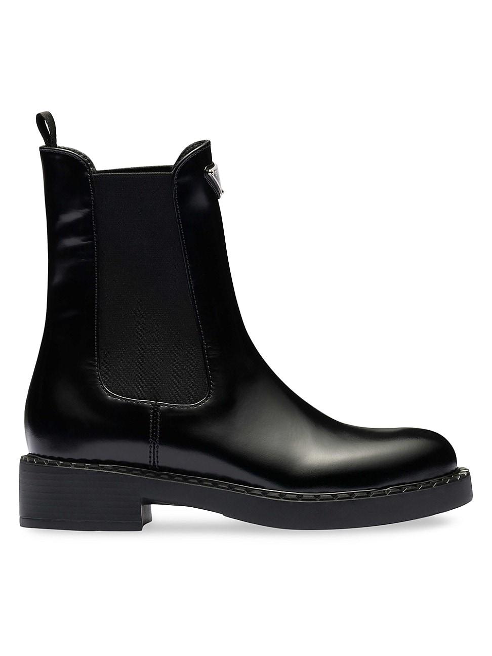 Chocolate Leather Chelsea Boots Product Image