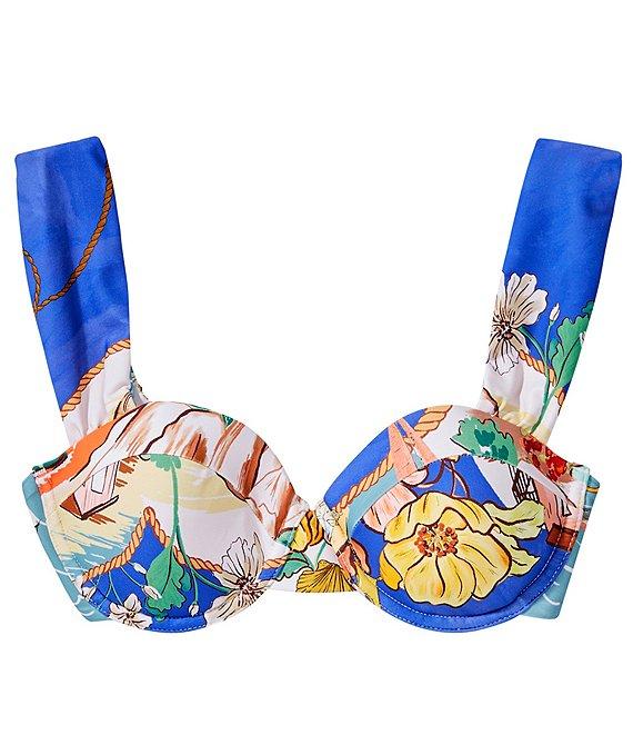 Antonio Melani Map Underwire Bralette Swim Top Product Image