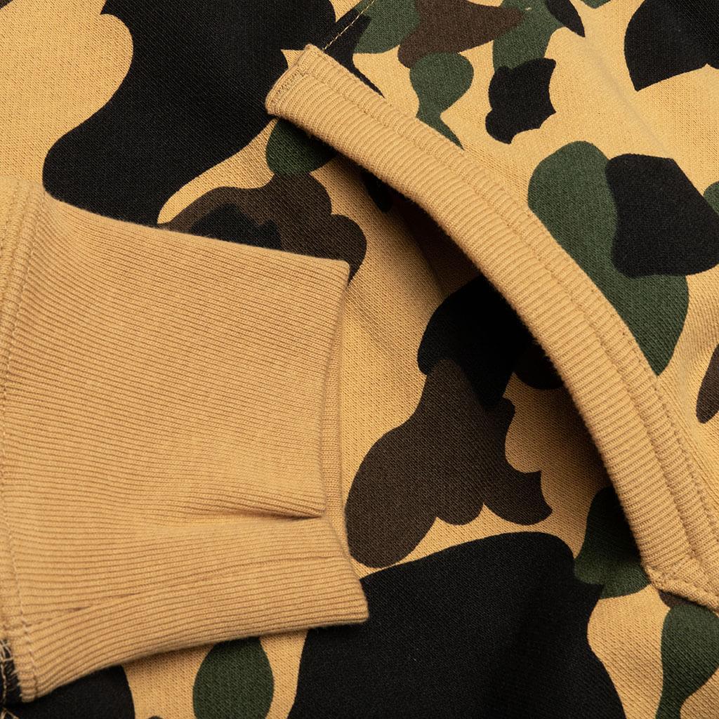 1st Camo Full Zip Hoodie - Yellow Male Product Image