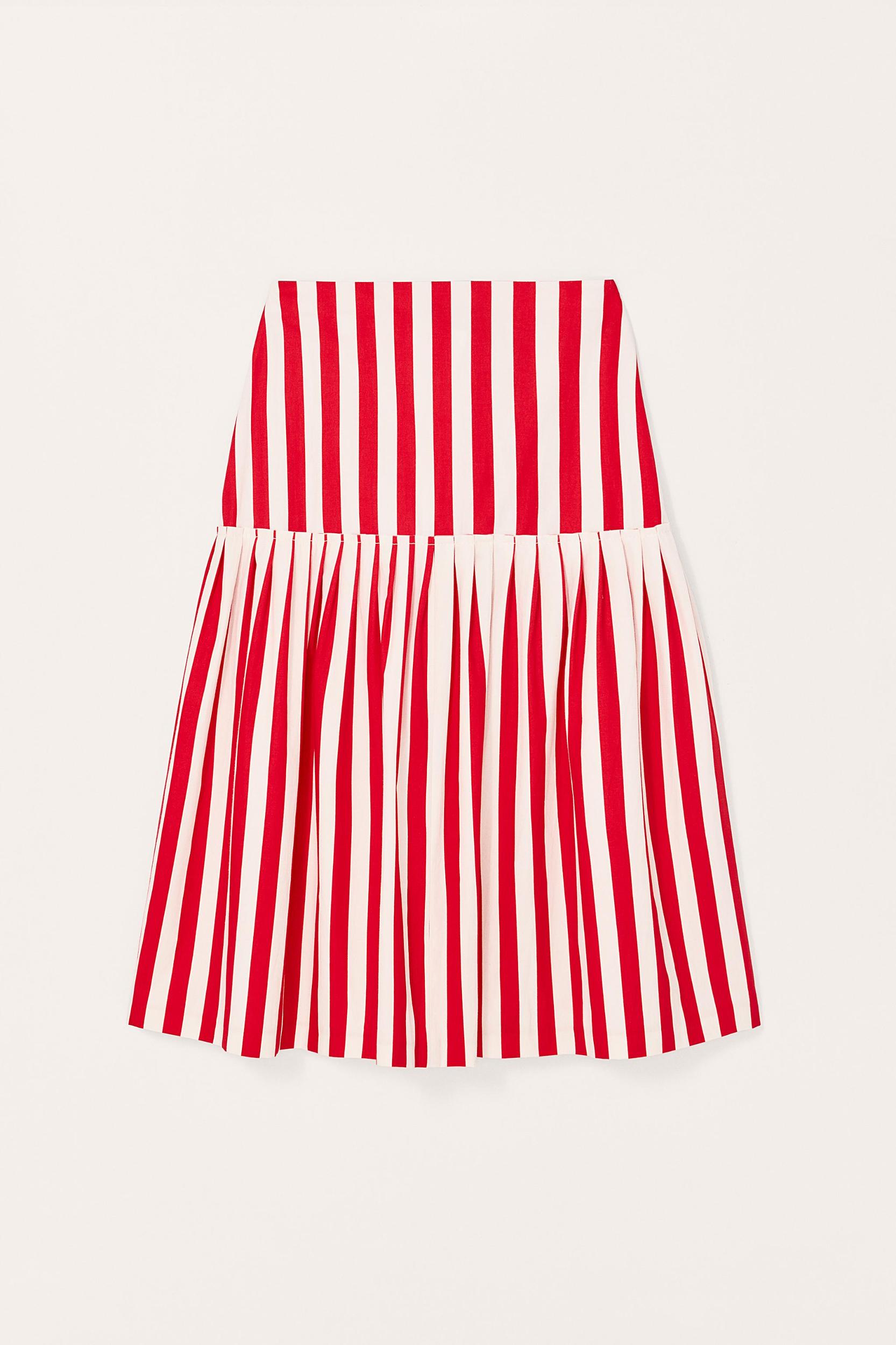 LIMITED EDITION STRIPED MIDI SKIRT Product Image