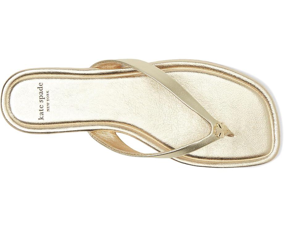 Spade Flower Smooth Leather Flip-Flop Product Image