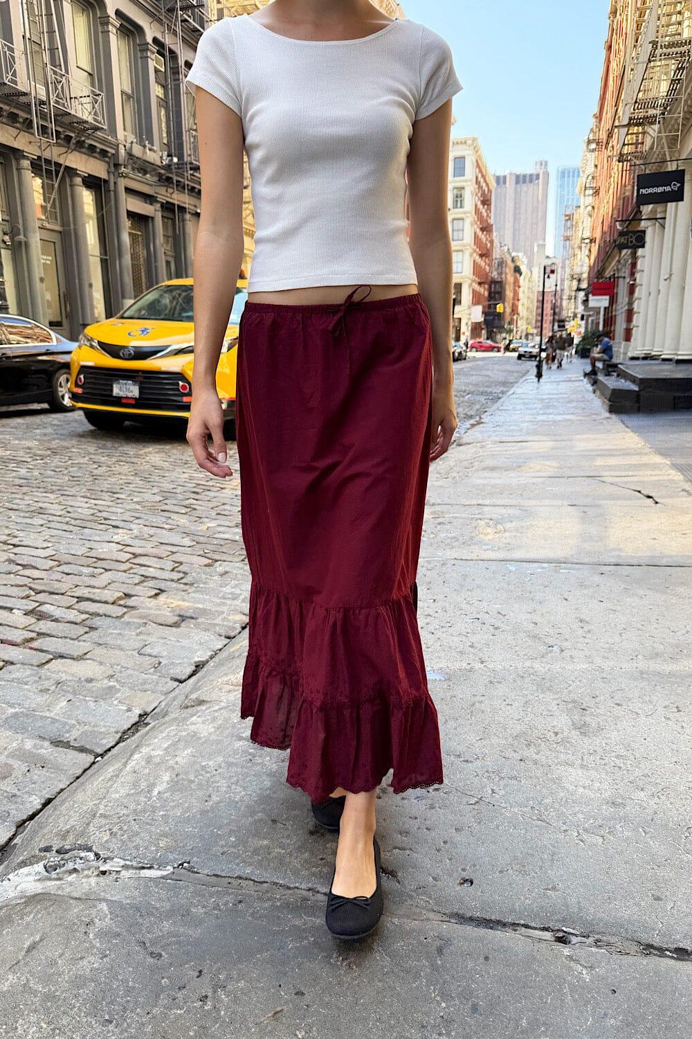 Olive Skirt Product Image