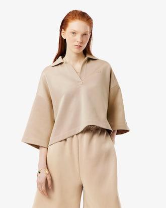 Runway Boxy Polo Collar Sweatshirt Product Image