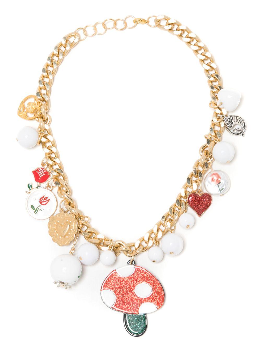 mushroom-pendant necklace  Product Image