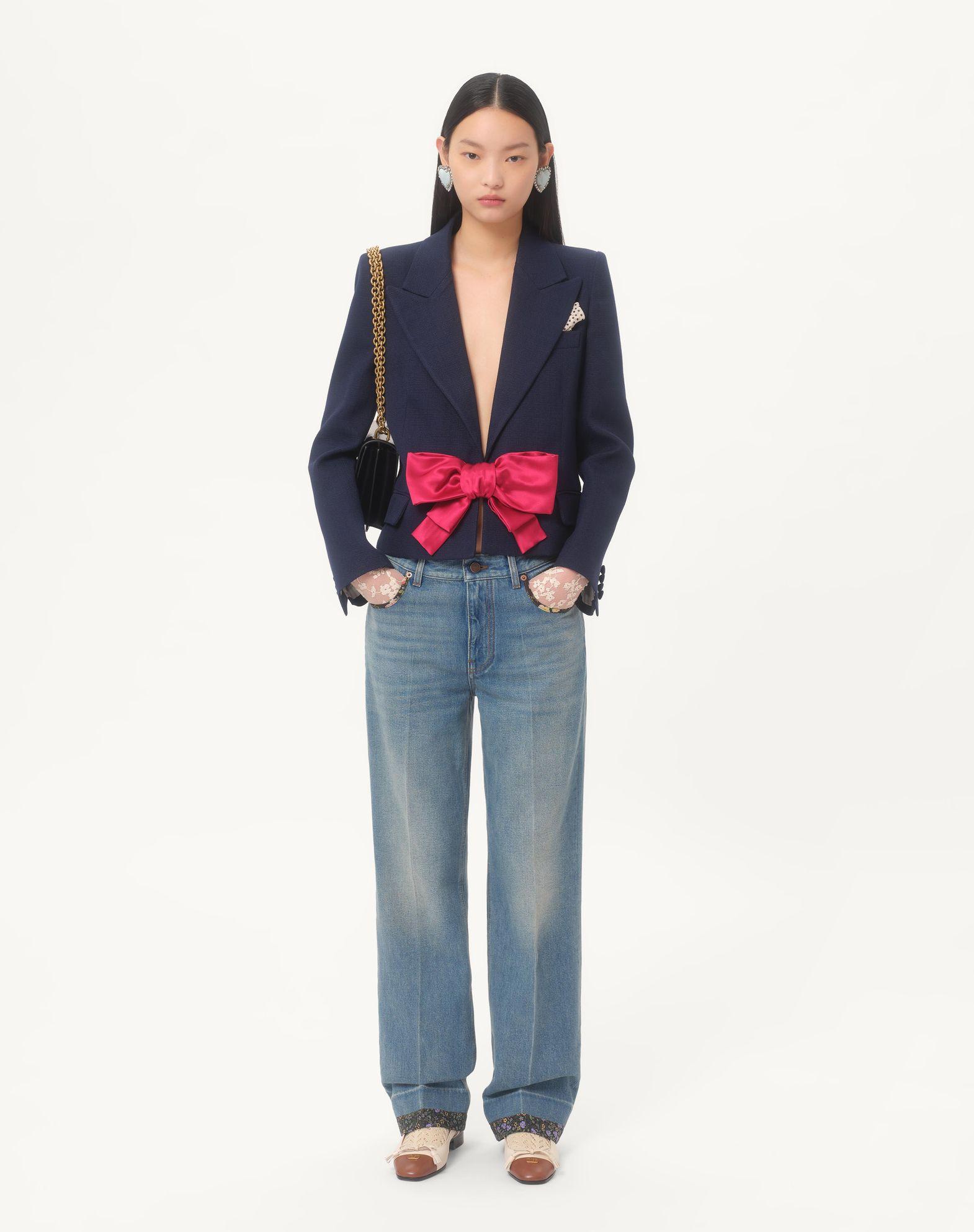Viscose Jacket With Bow Product Image