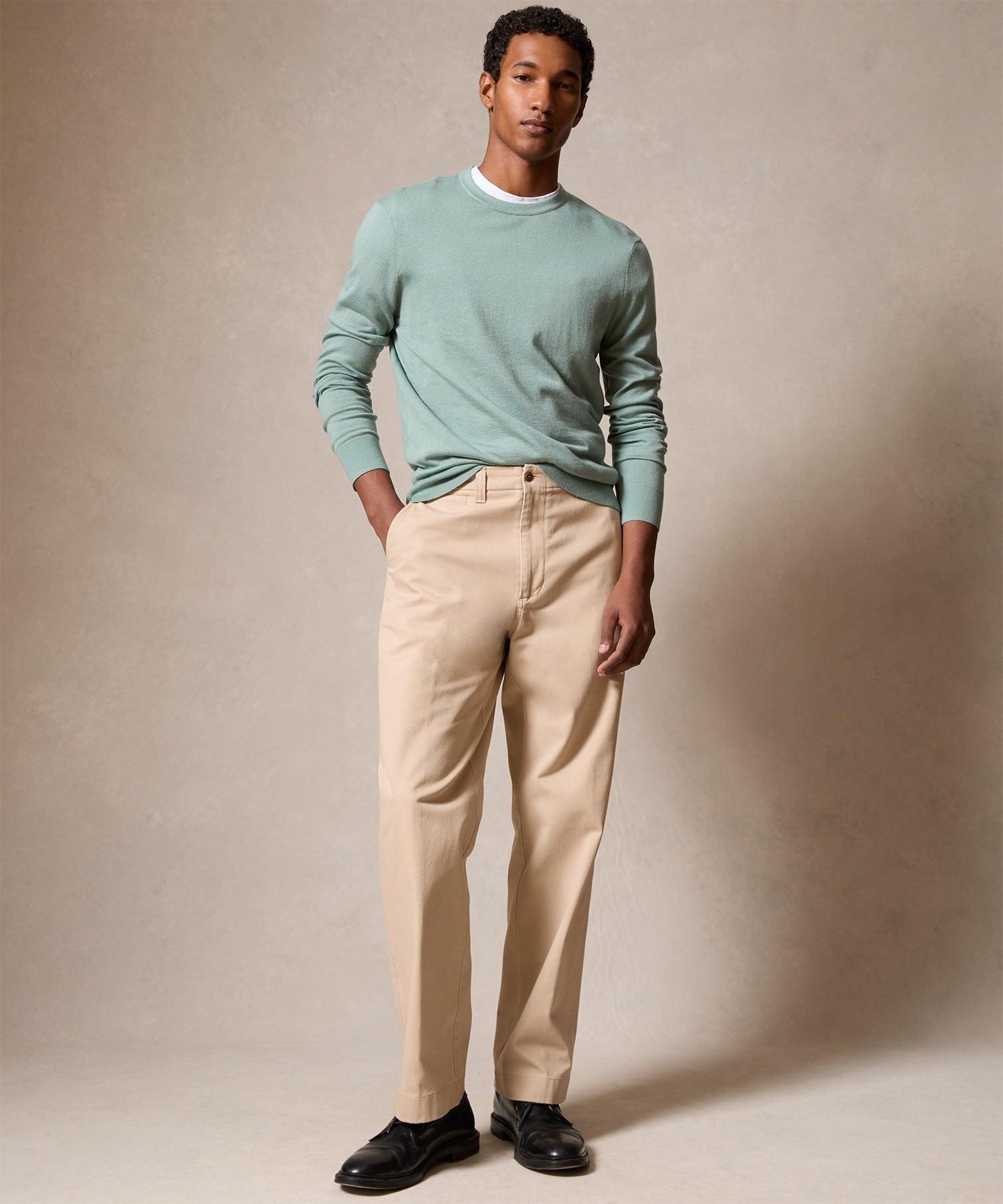 Silk-Cashmere Crewneck Sweater Product Image