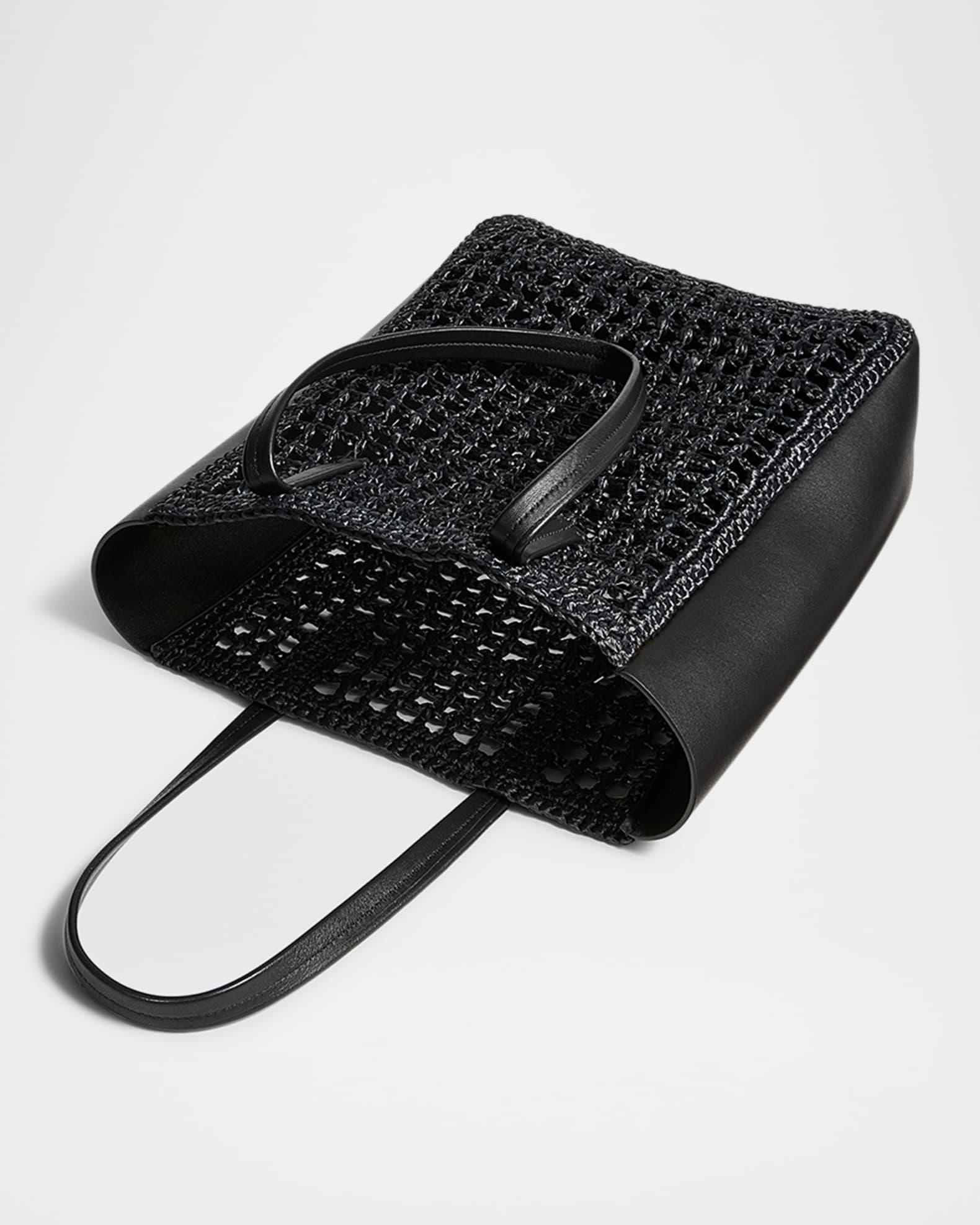 Zoe Small Raffia Tote Bag  Product Image