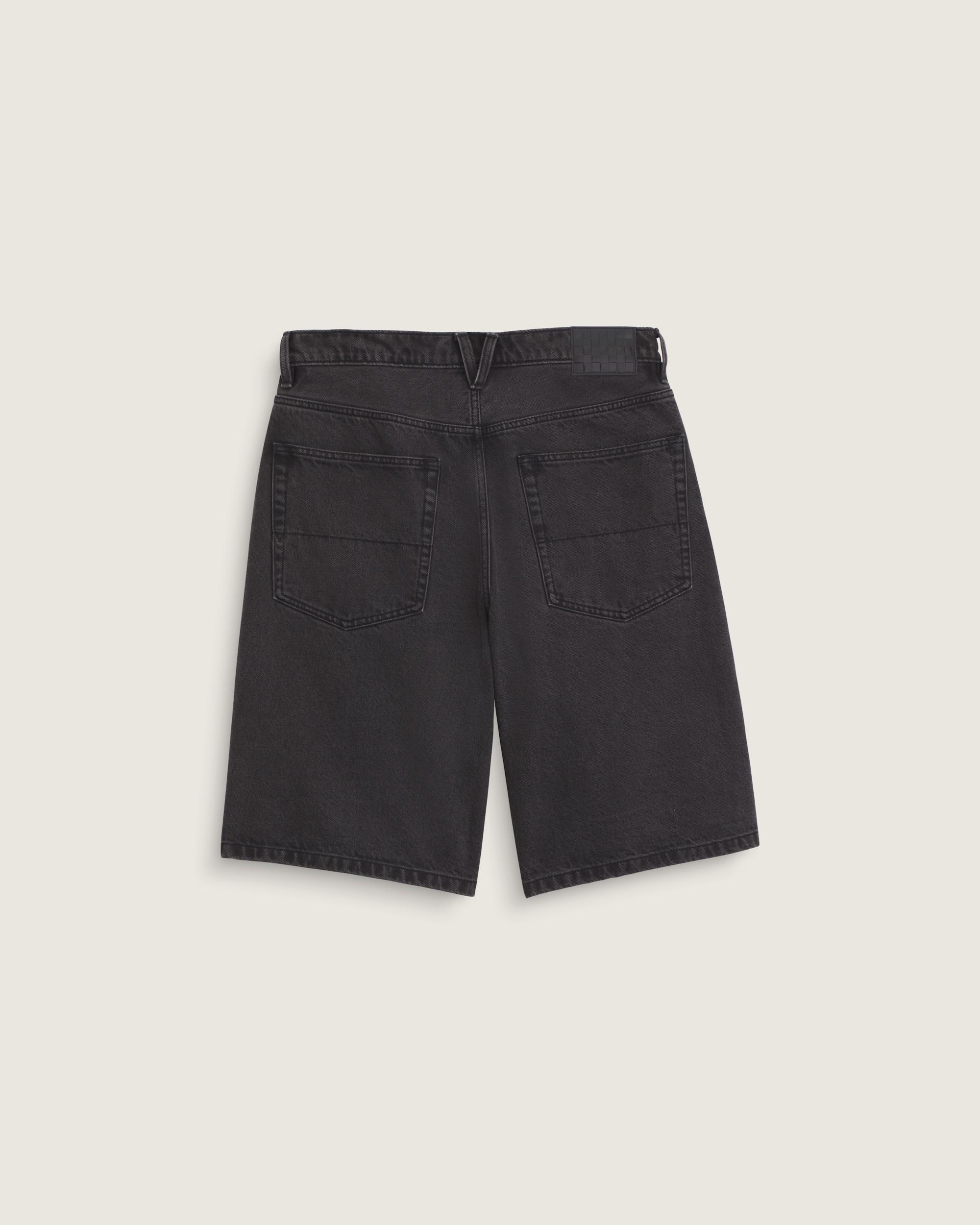 Check-5 Baggy Denim Shorts in Washed Black| Vans US Product Image