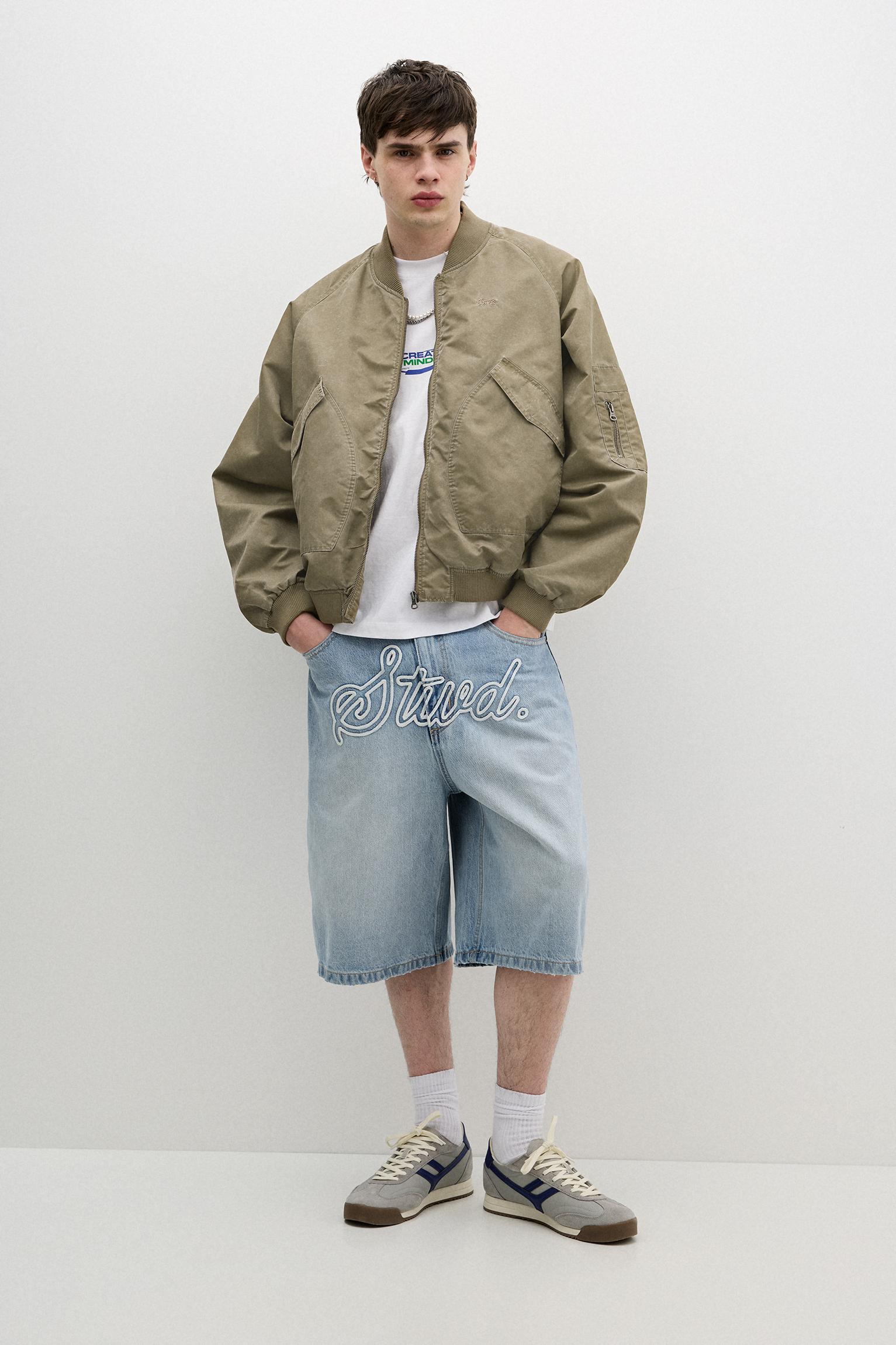 Bomber jacket with pockets Product Image