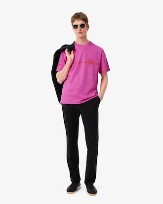 Men's Printed Embroidered Cotton Jersey T-Shirt Product Image