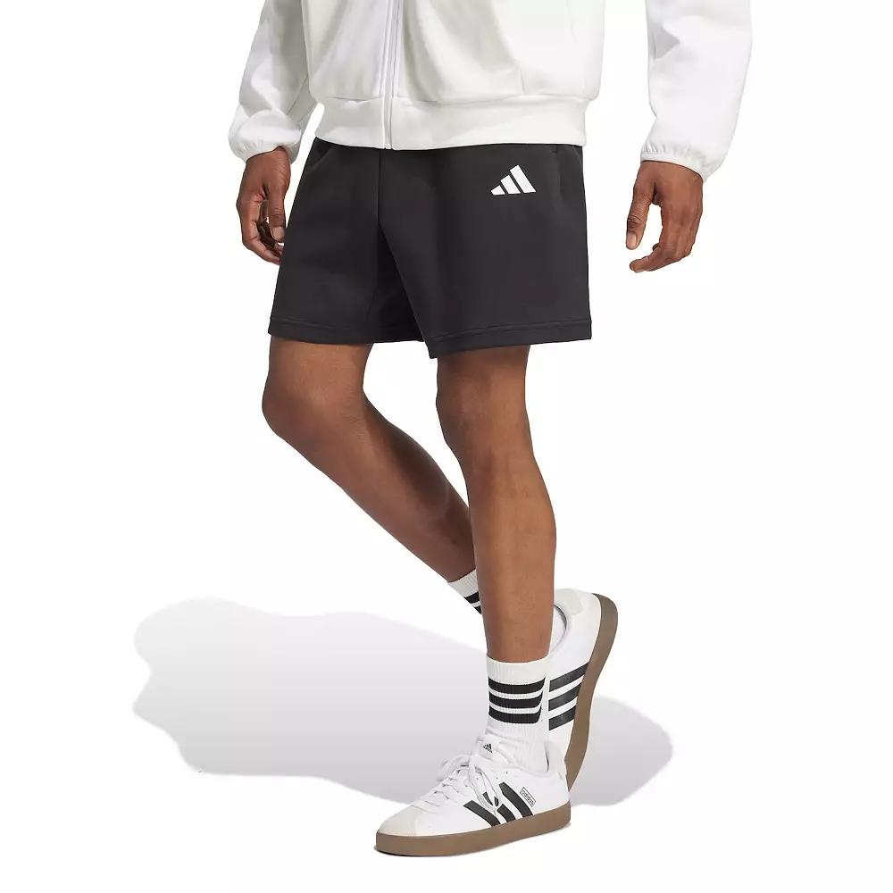 Men's adidas Future Icons Small Logo Sportswear Shorts, Size: XXL, Black Product Image