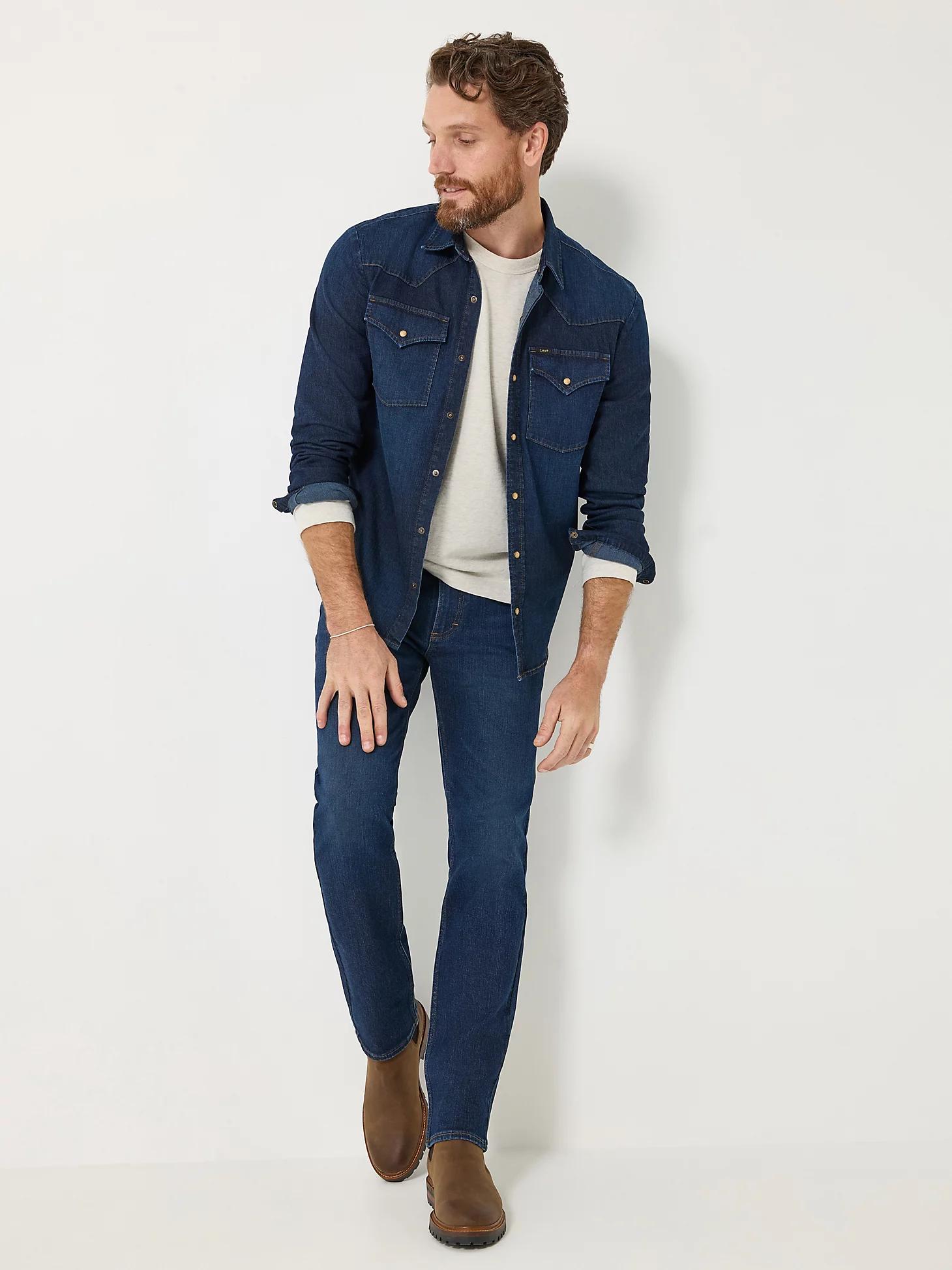 Men's Heritage Denim MVP Slim Straight Jean | Men's Jeans | Lee® Product Image