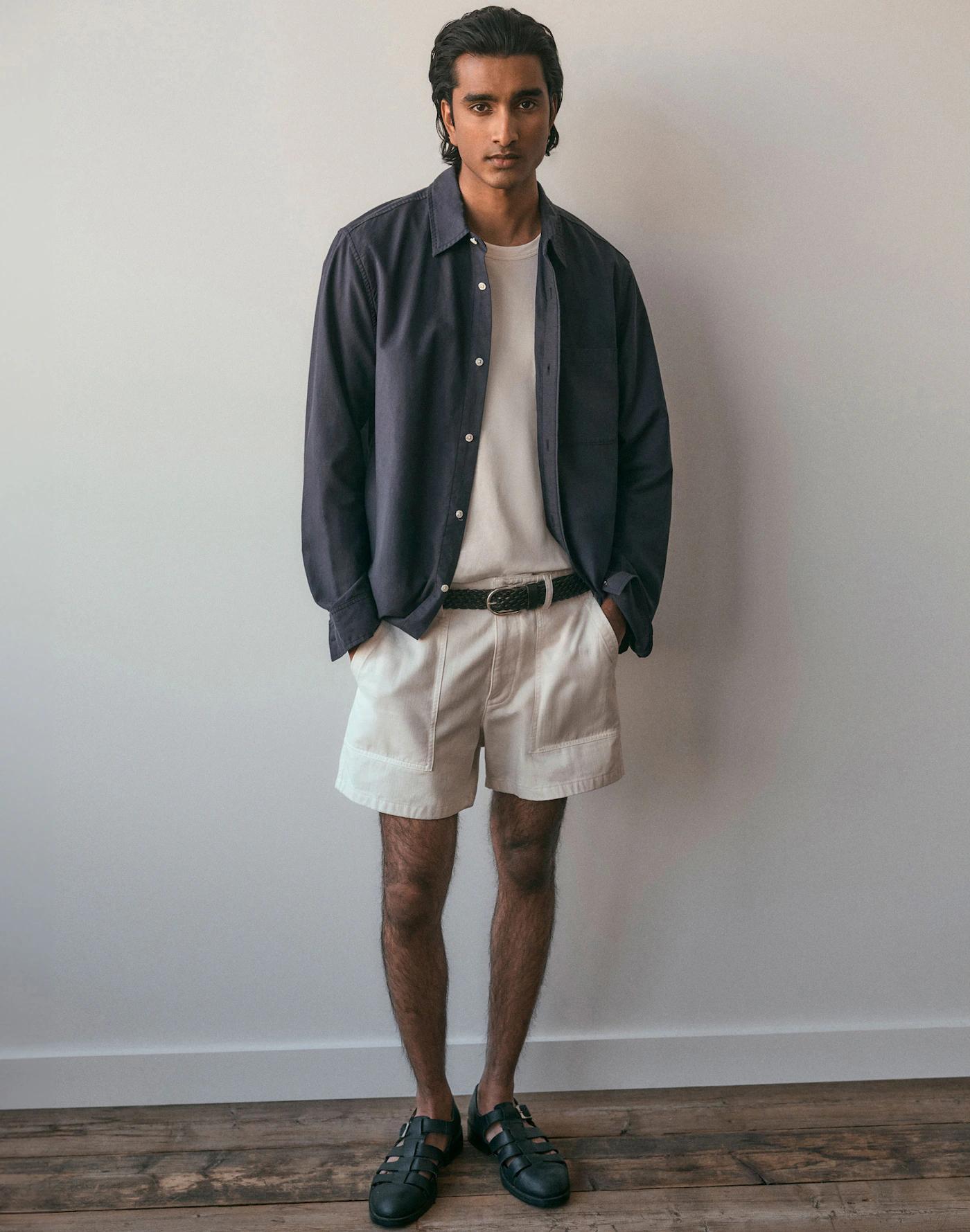 Fatigue Shorts in Garment-Dyed Cotton Twill Product Image