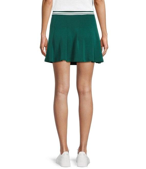 Copper Key Knit Pleated Skirt Product Image