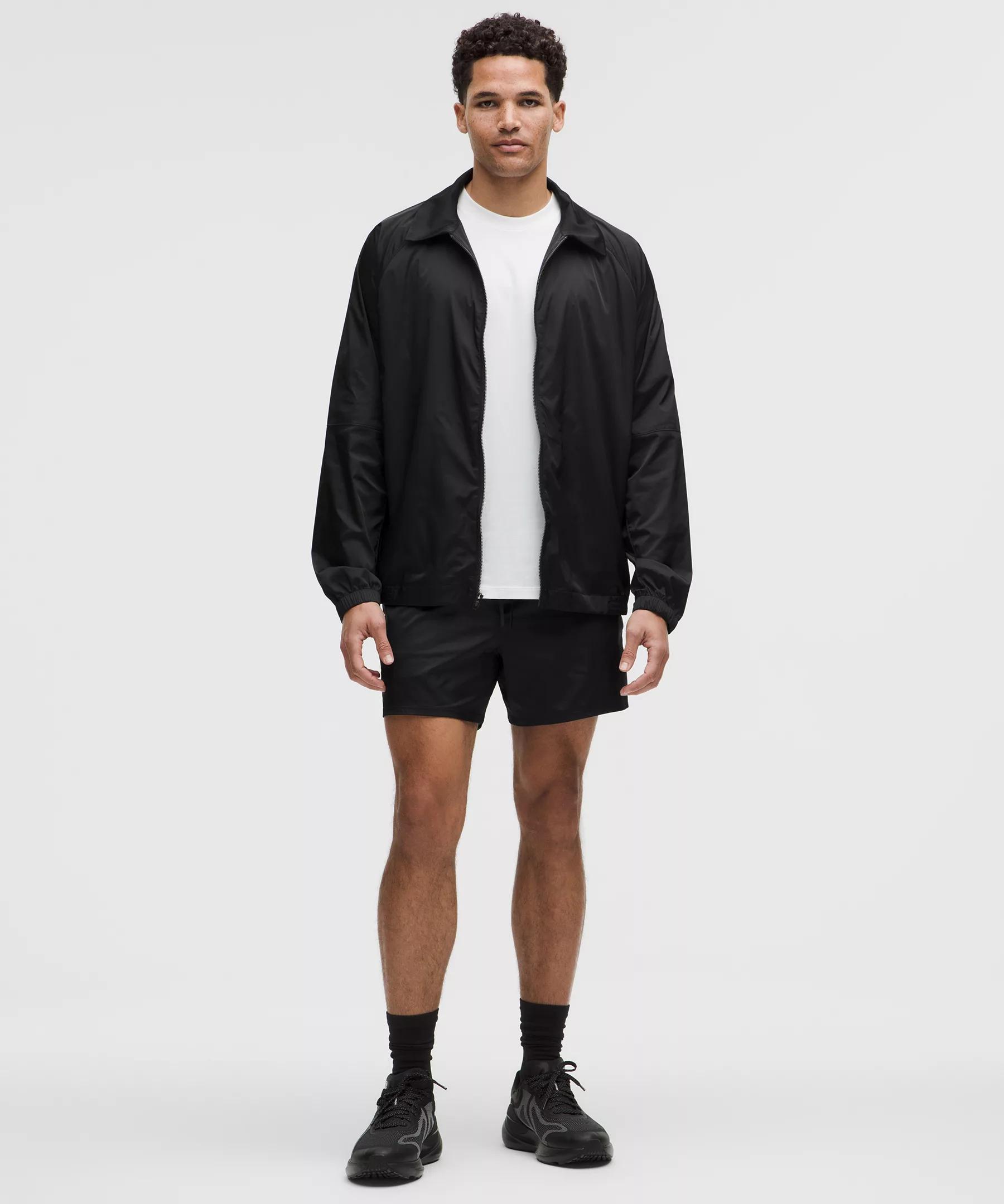 Stretch Satin Nylon Track Jacket Product Image