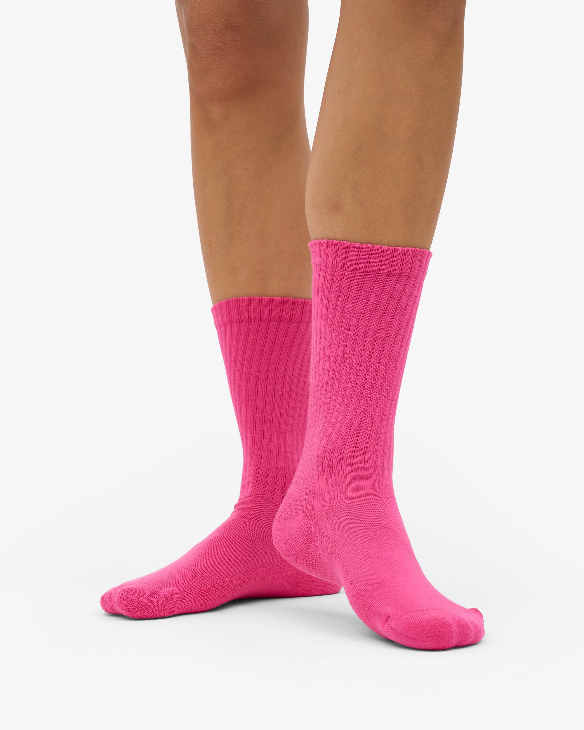 Organic Active Sock - Scarlet Red Product Image
