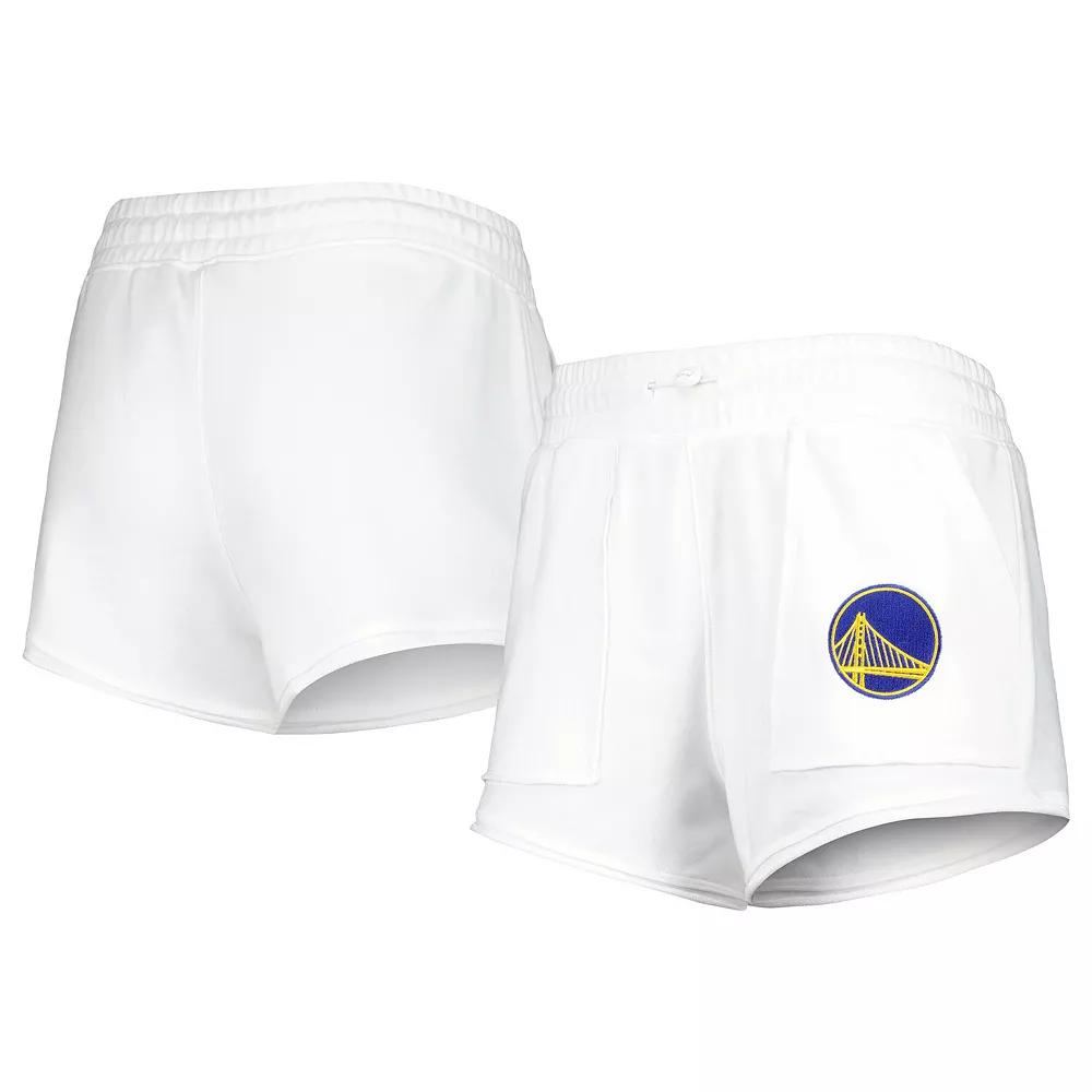 Women's Concepts Sport White Golden State Warriors Sunray Shorts,  Product Image