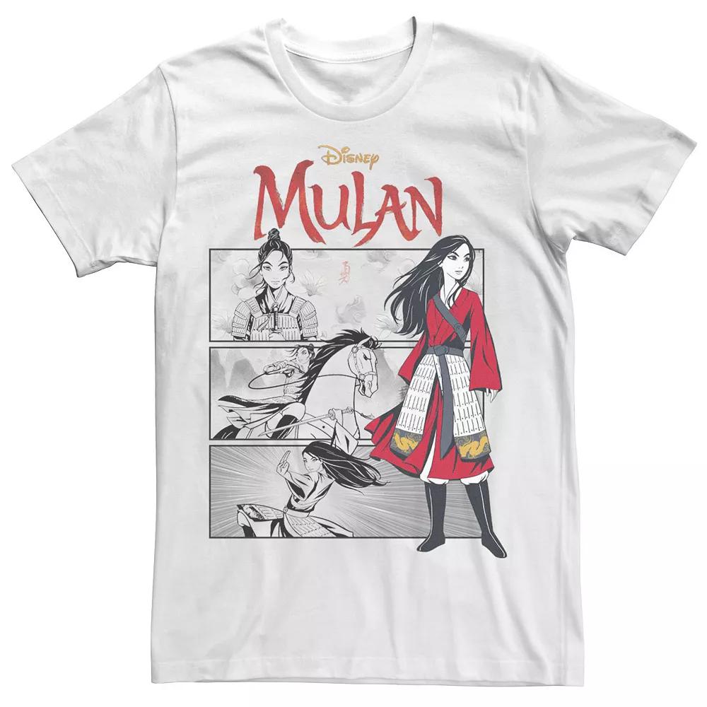 Disney's Mulan Live Action Comic Panels Men's Tee,  Product Image