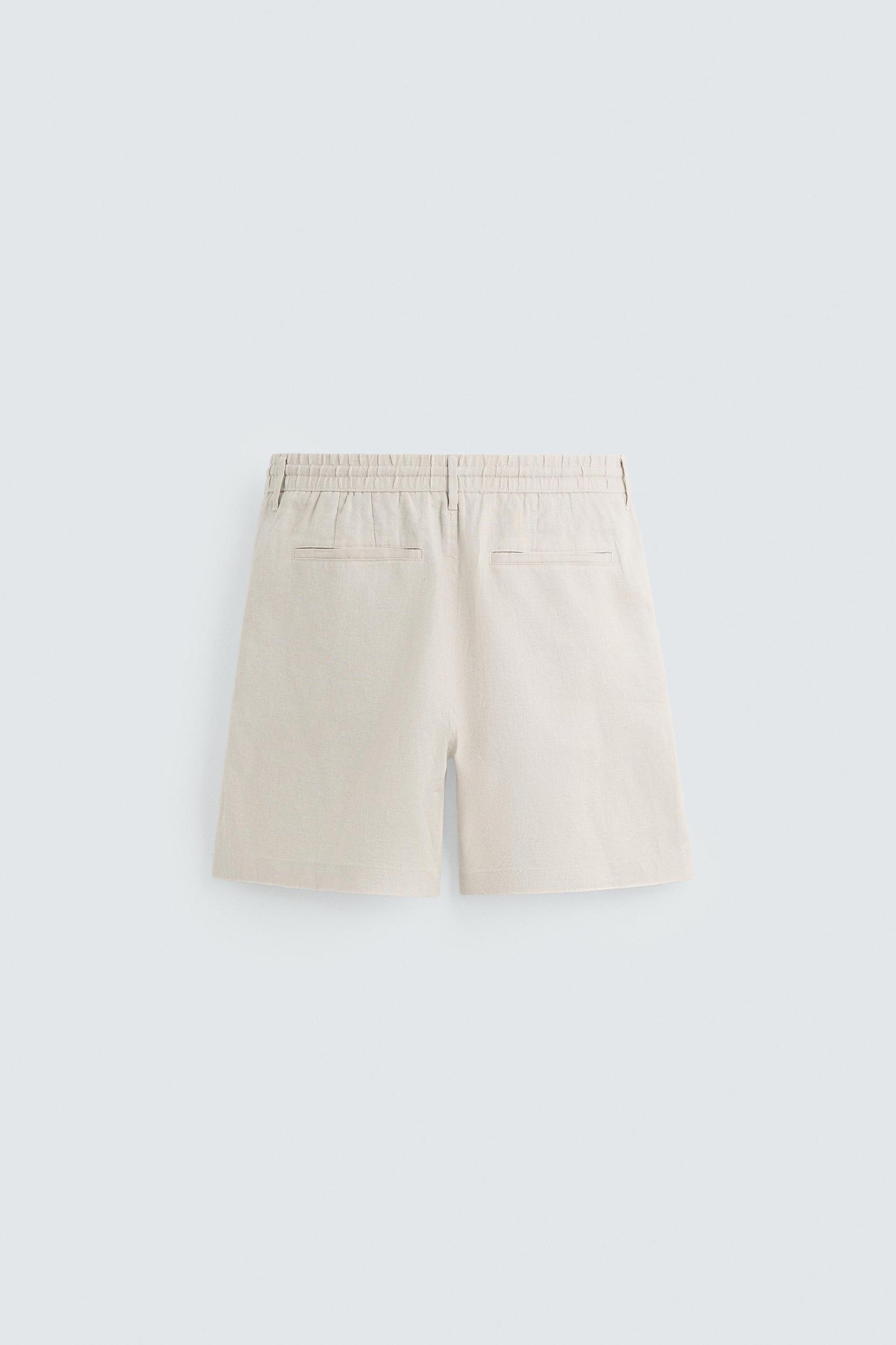 100% LINEN SHORTS Product Image