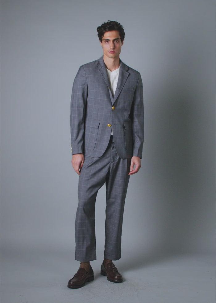 Vtg Plaid Blazer Product Image