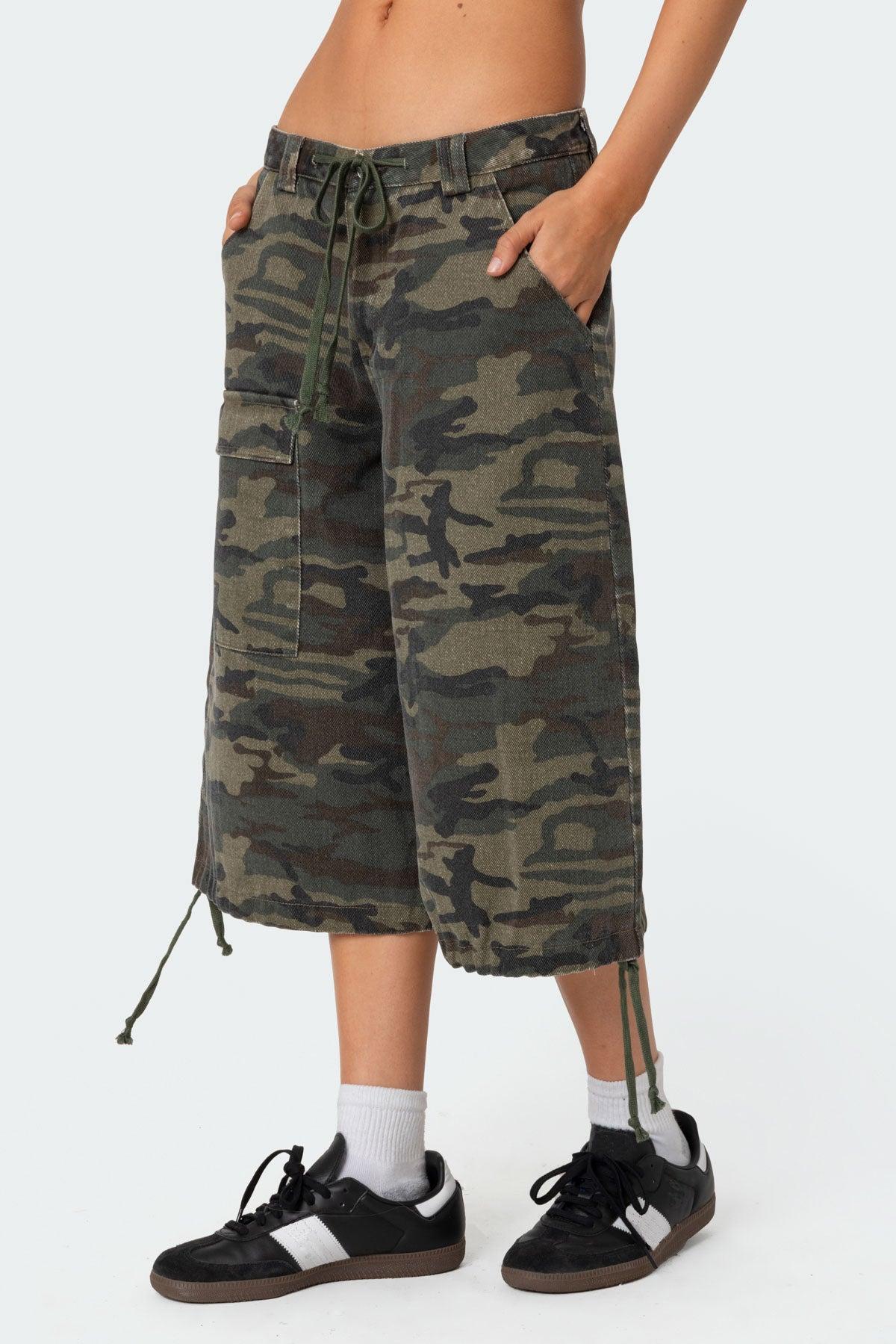 Camo Cargo Bermuda Shorts Product Image